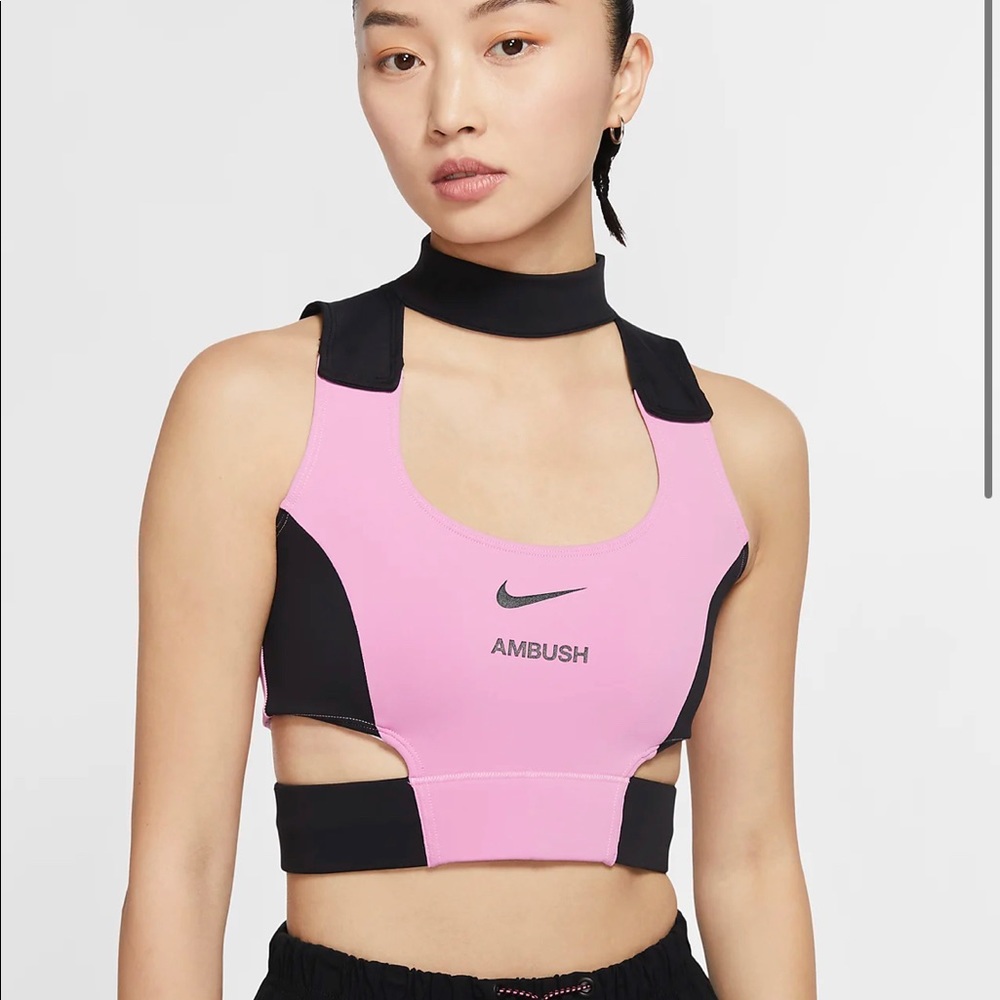 Ambush x Nike - pink and black crop